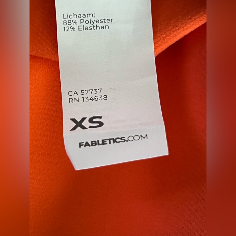 Fabletics PowerHold Neon Coral Leggings XS 7/8 - Picture 6 of 9